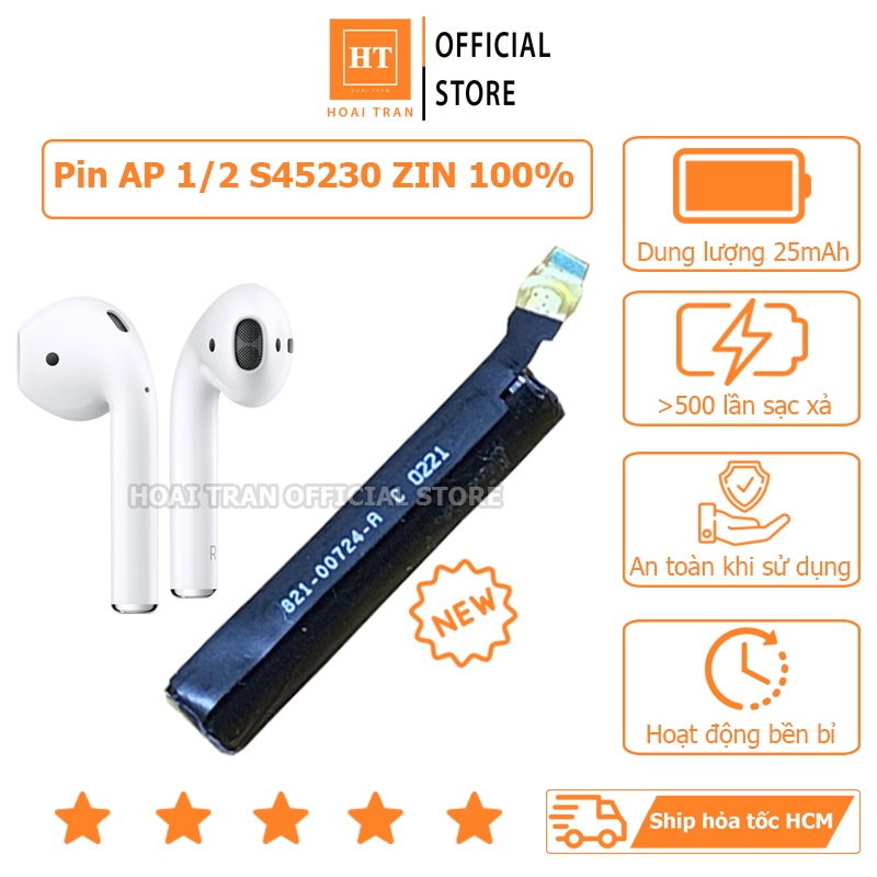 Pin tai nghe Bluetooth AP 1/2 S45230 dung lượng chuẩn 25mAh