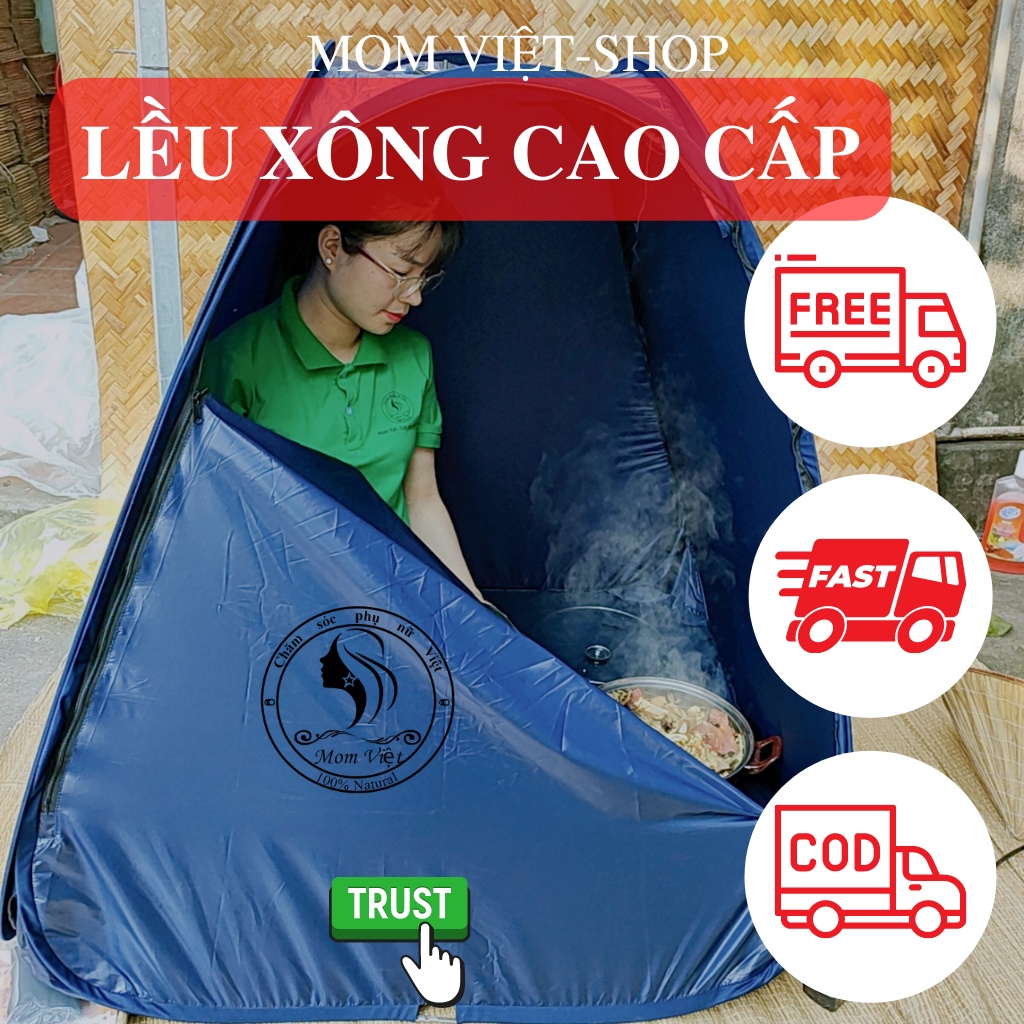 LỀU XÔNG HƠI TỰ BUNG TIỆN LỢI TẶNG KÈM 1 GÓI XÔNG