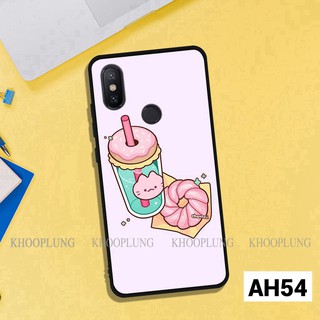 Ốp lưng Xiaomi Mi 8 - Mi 8 SE - Mi 8 Lite in hình trà sữa gấu