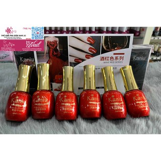 Sơn gel kaniu màu đỏ - sét 6 màu