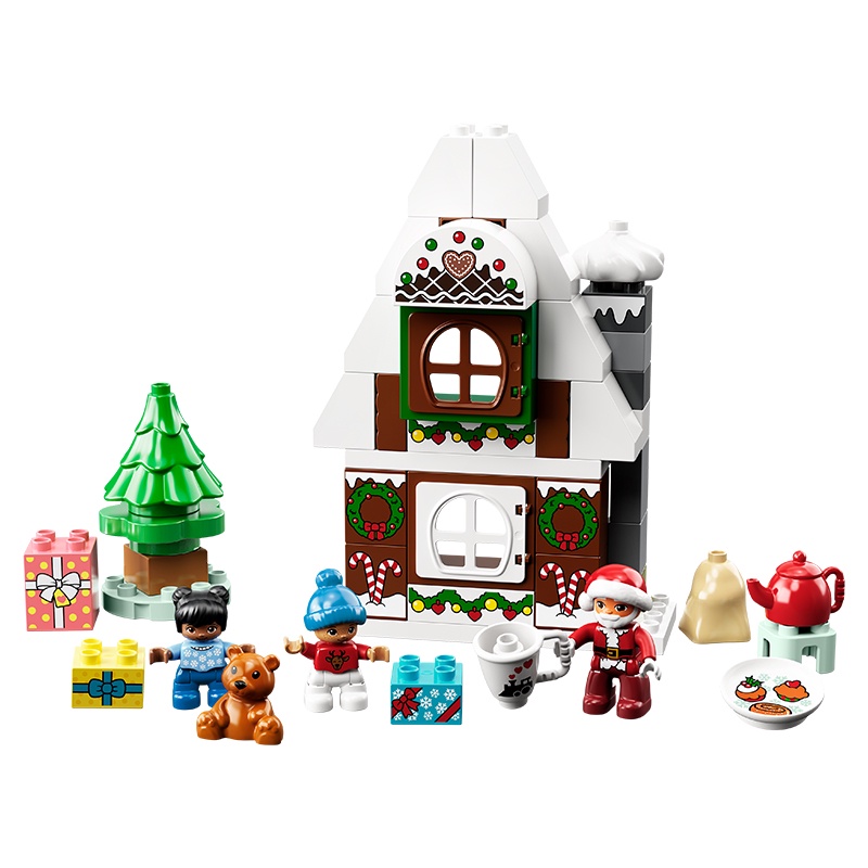 Đồ Chơi LEGO DUPLO Ngôi Nhà Bánh Gừng Của Ông Già Noel 10976 (50 chi tiết)