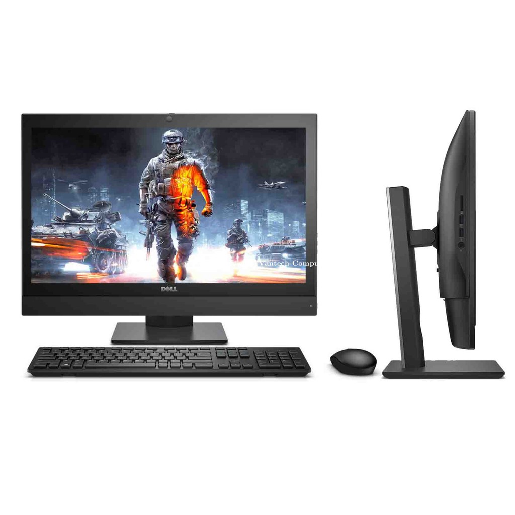 All In One Máy liền Màn Dell Optilex 7440 AIO Wifi + Phím chuột.
