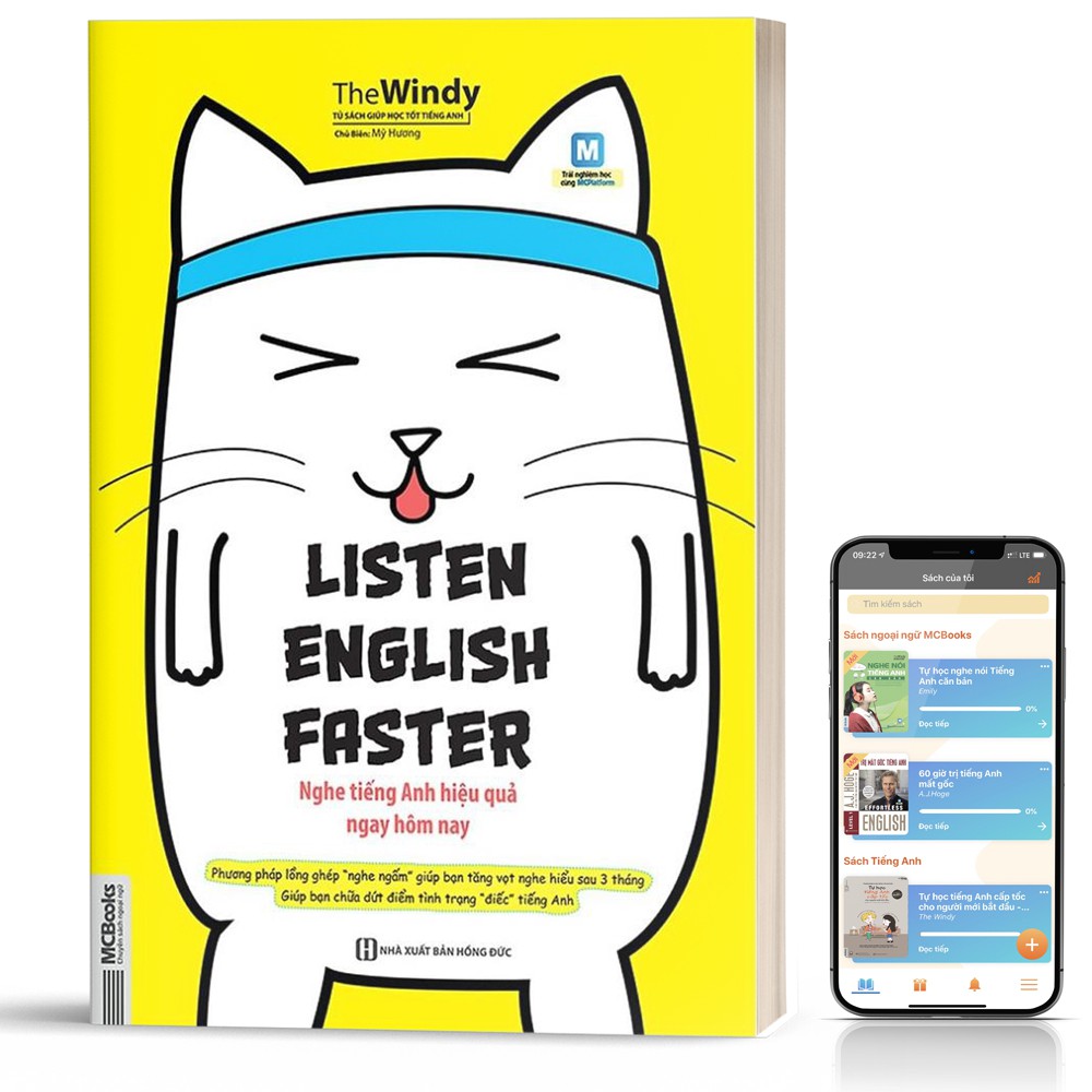 Sách - Listen English Faster - Nghe Tiếng Anh Hiệu Quả Ngay Hôm Nay - Học Kèm App Online