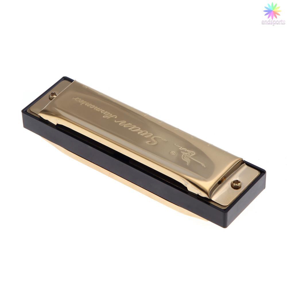 [Ready Stock] Swan Diatonic Harmonica 10 Holes Blues Harp Mouth Organ Key of G Reed Instrument with 