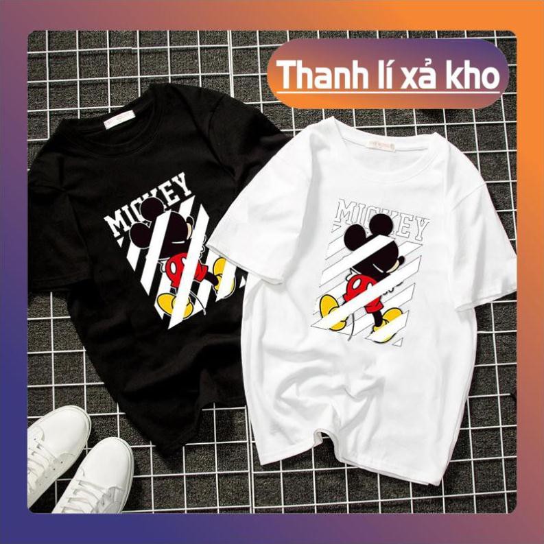 [Giá Hủy Diệt] Áo thun nam nữ chuột dễ thương form rộng vải dày mịn 2020T2838