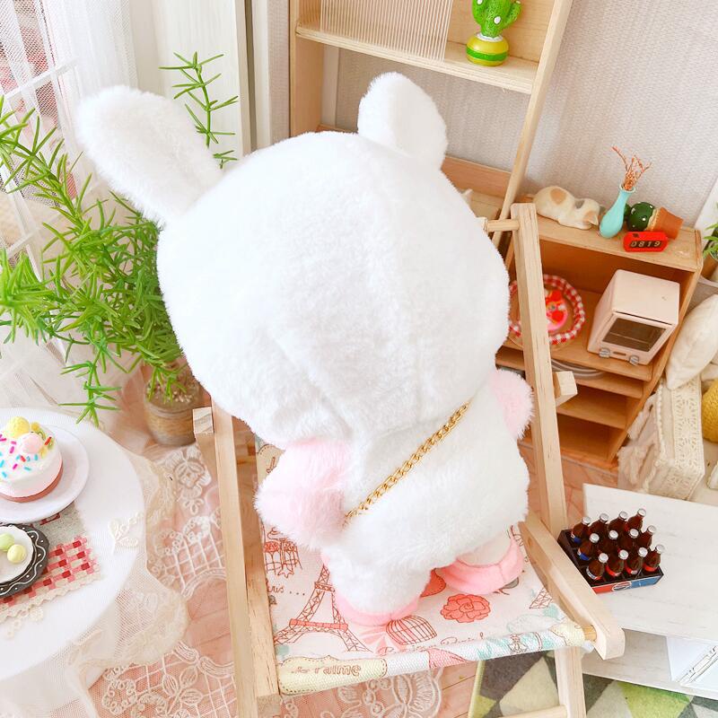 Bộ Quần Áo Khoác Gấu Nâu Thay Thế Cho Búp Bê 20CM Sana Jungkook Twice Aespa