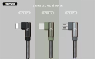 Cáp Remax RC-119 (Lightning – micro USB – Type C)