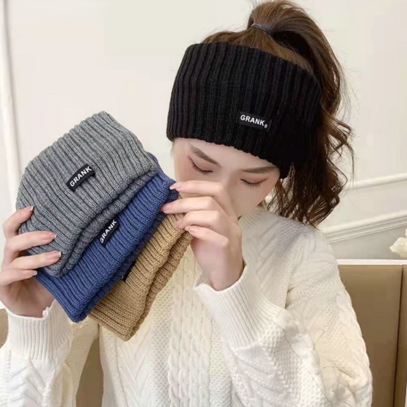 Băng Đô Len Mềm Mại Bản Rộng Thời Trang Hàn Quốc Dùng Khi Rửa Mặt / Nhảy Múa / Chơi Thể