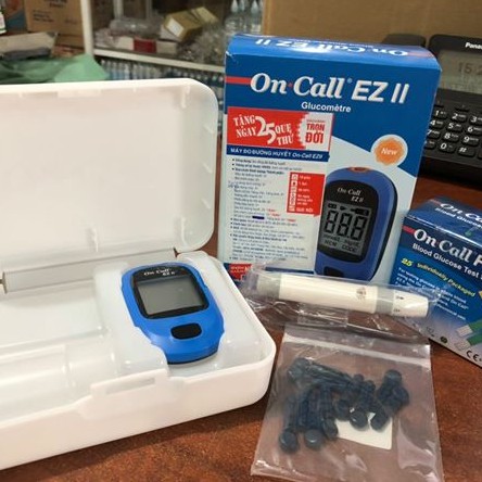Máy đo đường huyết ( tiểu đường ) trong máu của Mỹ Acon On call EZ II