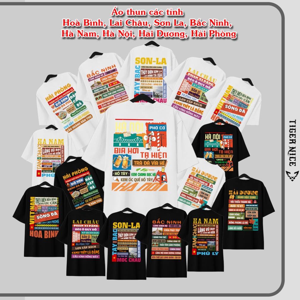 Áo thun unisex cotton 100% in các tỉnh Hoà Bình, Lai Châu, Sơn La, Bắc Ninh, Hà Nam, Hà Nội, Hải Dương, Hải Phòng ✨