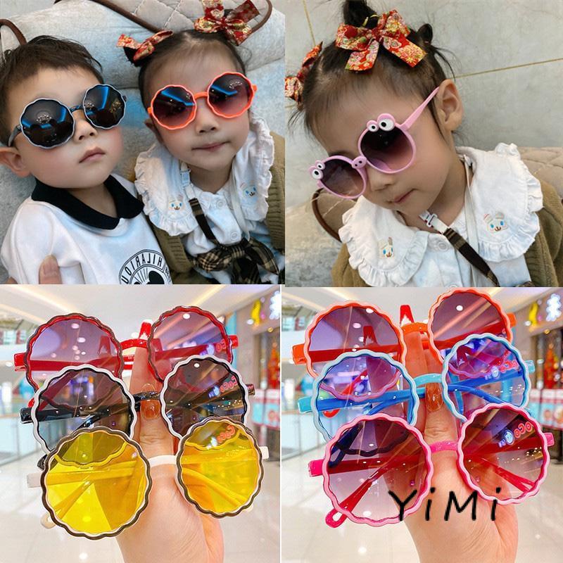 Kính râm gọng tròn thời trang sành điệu cho trẻ em