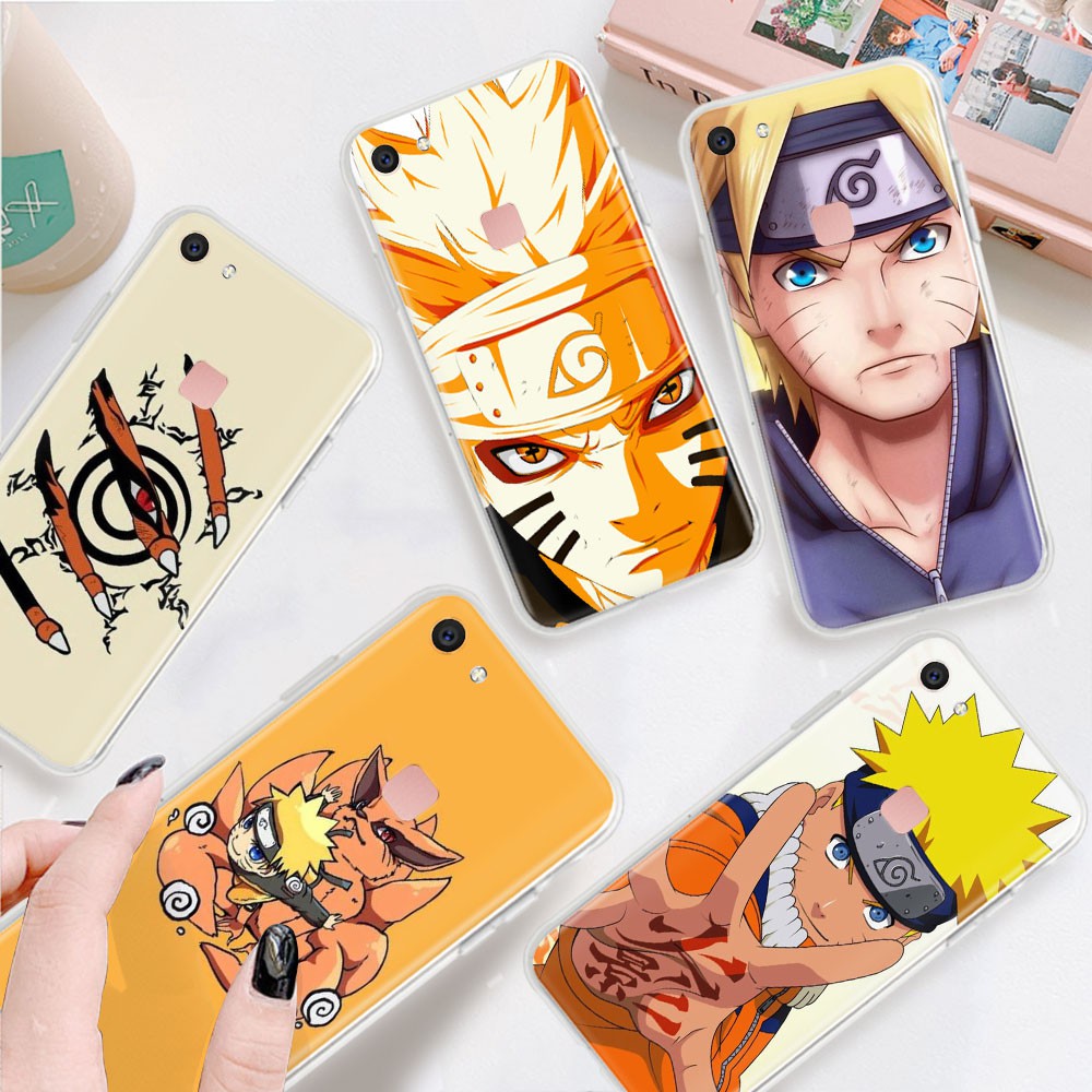 Transparent Case for VIVO U3 V3 Max V5 V5S V7 Plus V15 V17 Pro TB86 Naruto Phone Cover