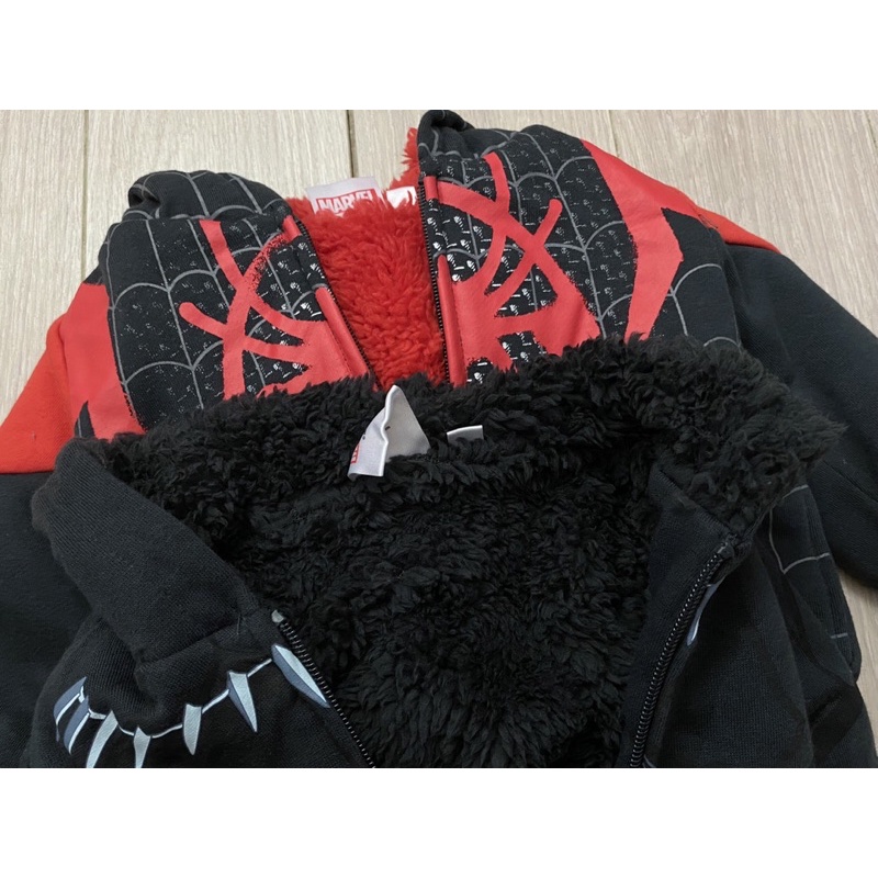 Áo khoác nỉ lót lông người nhện batman