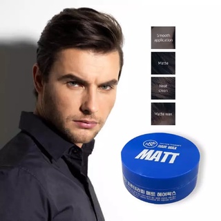 Keo vuốt tóc thảo dược thiên nhiên tạo kiểu tự nhiên không rối tóc mềm dày giữ kiểu lâu R&B Matt Hair Wax, Hàn Quốc 110g