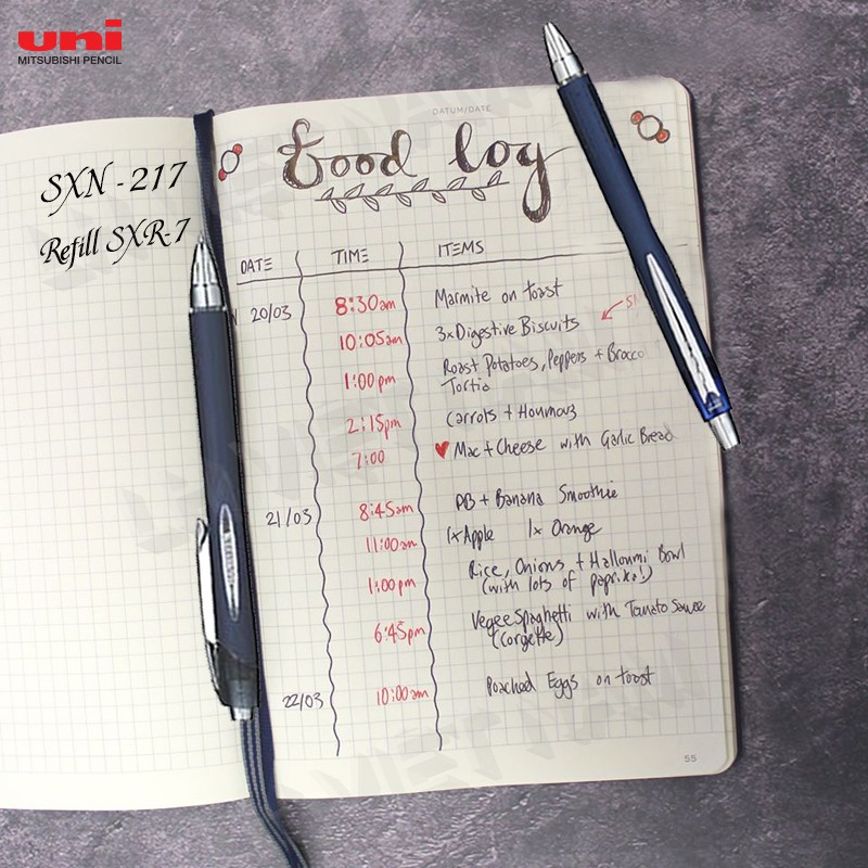 Bút bi bấm mức UNI SXN-217  Jetstream