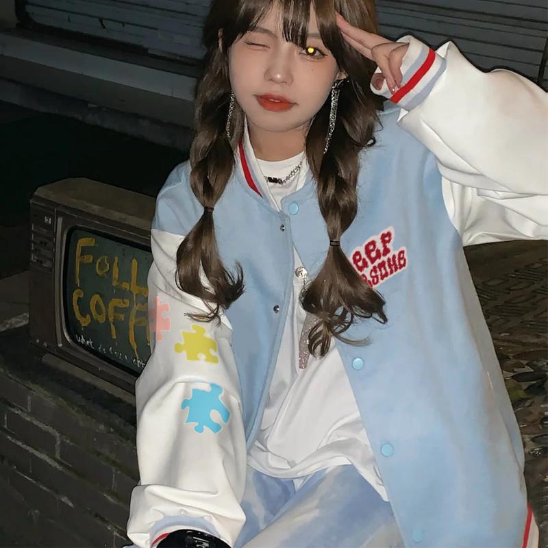 Áo Khoác Bóng Chày Phong Cách Vintage Cho Nữ | BigBuy360 - bigbuy360.vn