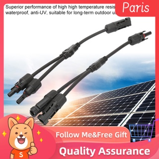 Bộ dây cáp Liukouu 1 chia 2 đầu kiểu chữ Y cho pin năng lượng mặt trời MC4