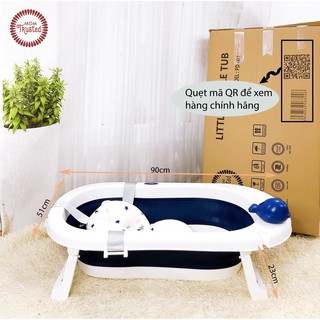 Chậu tắm gấp gọn Mom Trusted kèm phao