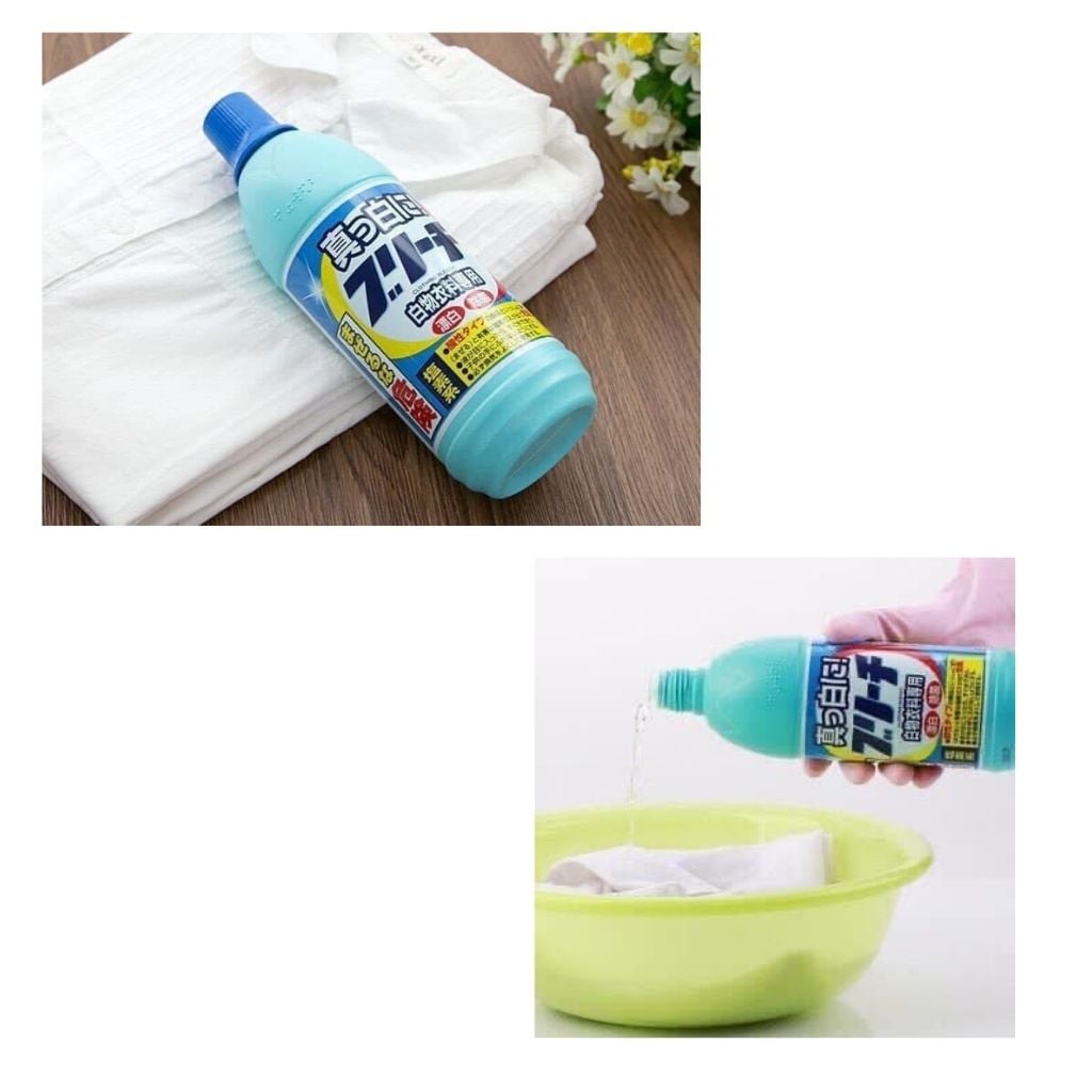Nước tẩy quần áo trắng Nhật Bản 600ml Rocket