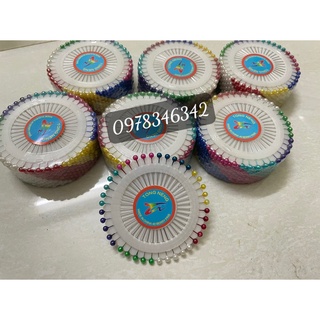 Đinh ghim 7 màu ( 1 vỉ = 40 kim)