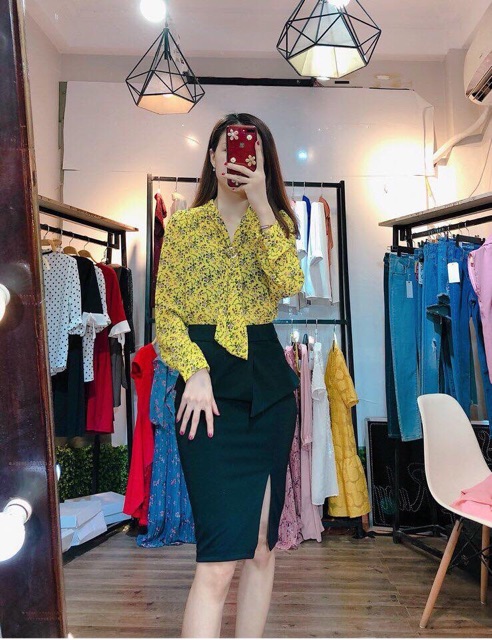 CHÂN VÁY XẺ TRƯỚC TÀ XẾP LY ( có video quay) | BigBuy360 - bigbuy360.vn