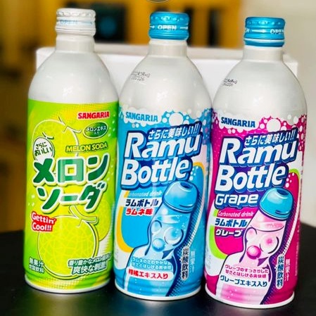 Soda Nhật Sangaria Vị Trái Cây Tự Nhiên 500ml