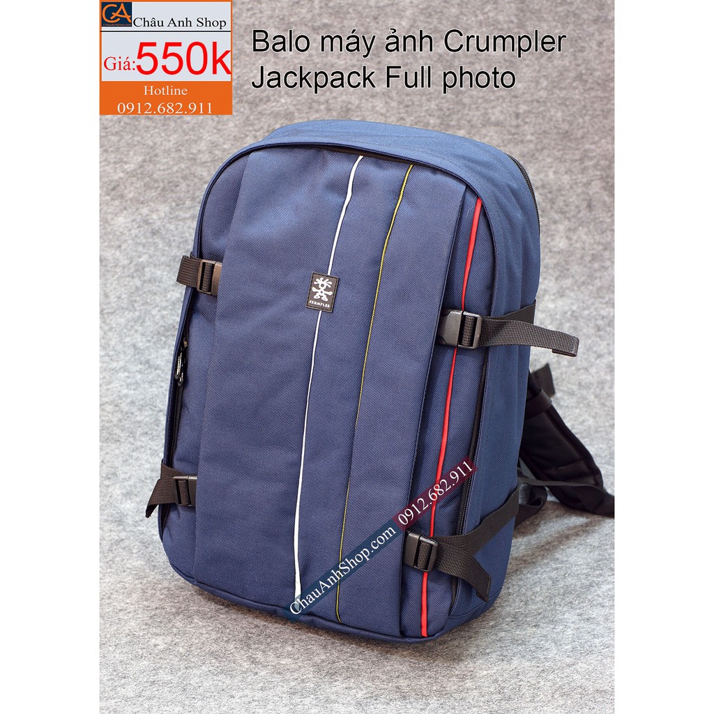 balo đựng máy ảnh crumpler jackback full photo.