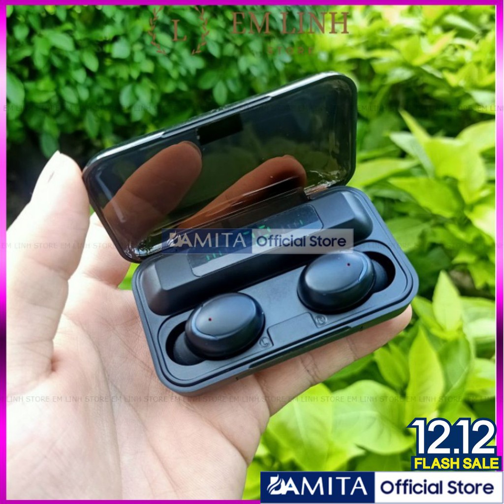 Tai Nghe Bluetooth True Wireless F9 PRO Bluetooth 5.0 | Bản Quốc Tế | Cảm Ứng | Chống Nước