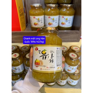 Mật ong chanh đào Hàn Quốc – Citron Honey Tea