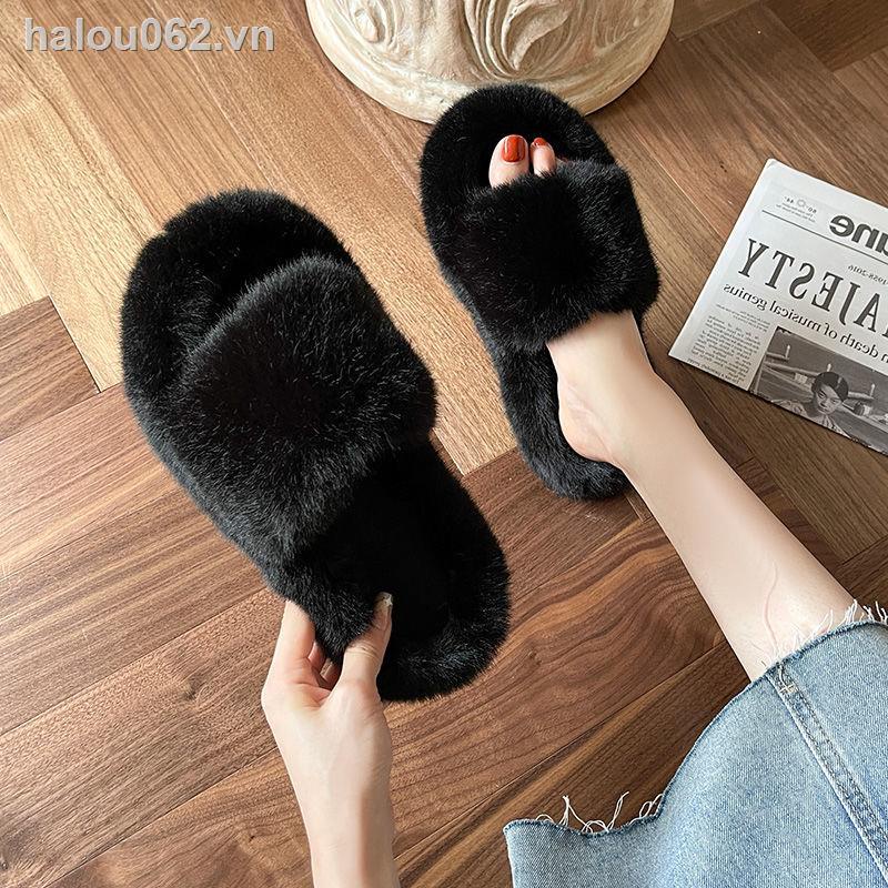 Dép Cotton Đế Dày Thời Trang Thu Đông Mới 2021