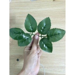 Lá hồng giả (set 30 lá)
