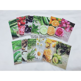 Mặt Nạ Nature Republic Thiên Nhiên Hoa Cúc. Ô Liu. Cam. Trà Xanh. Hoa Hồng. Dưa Chuột ( 1 gói )