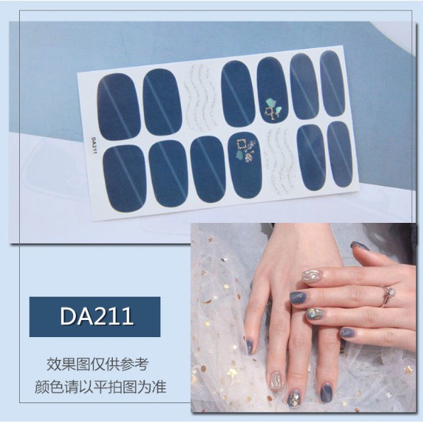 Bộ sticker dán móng tay trang trí 3D DA221 - DA240