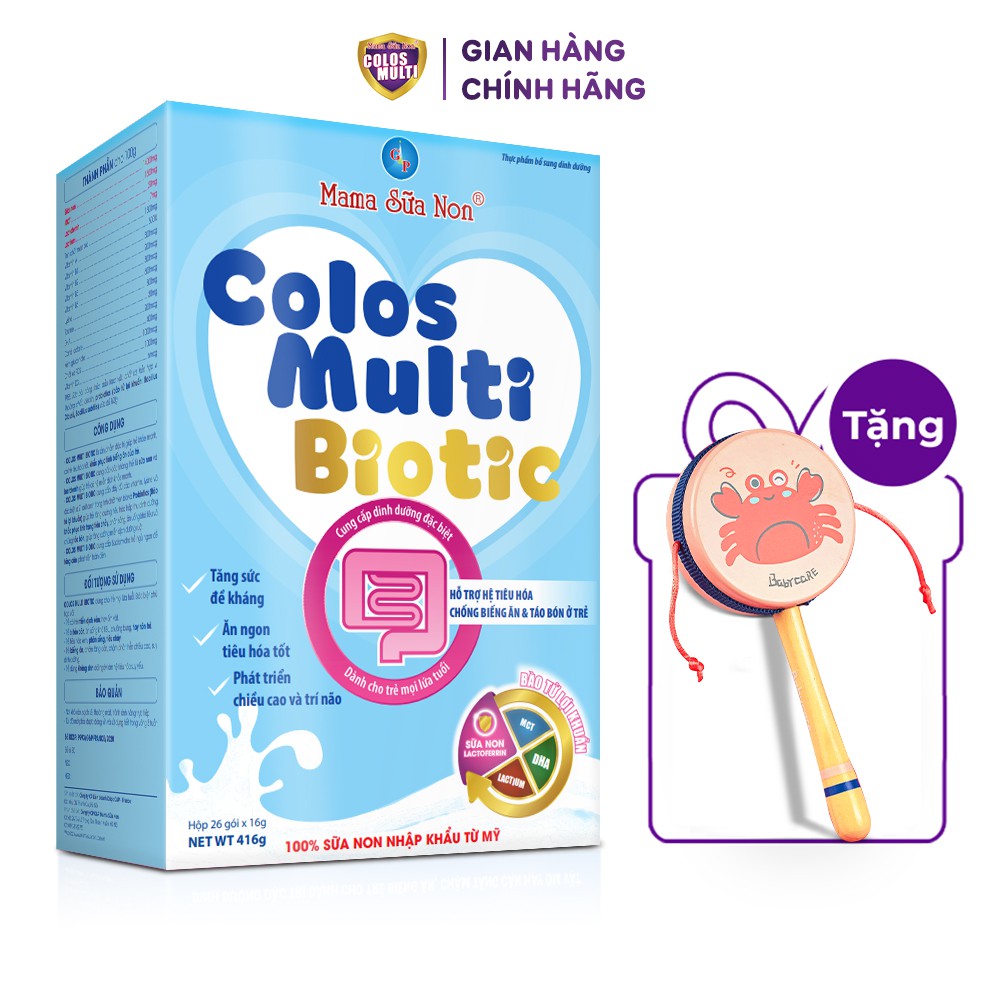 Sữa bột cho bé Colosmulti các loại hộp 350g - 450g [Quà tặng đồ chơi trống lắc]