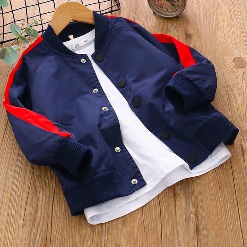 Áo bomber bé trai/ gái unisex hàng có sẵn max 55kg