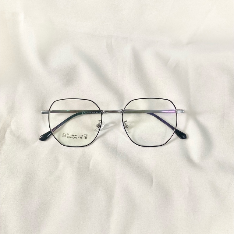 018 GỌNG KÍNH KIM LOẠI MẢNH BA MÀU TRẺ TRUNG PHONG CÁCH