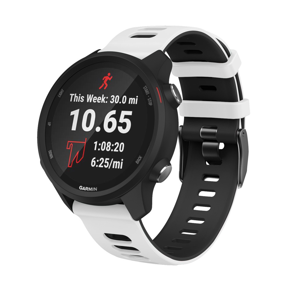 Dây Đeo Silicon Cho Đồng Hồ Thông Minh Garmin Forerunner 245/245m/645/645m/vivoactive 3/3t 20mm