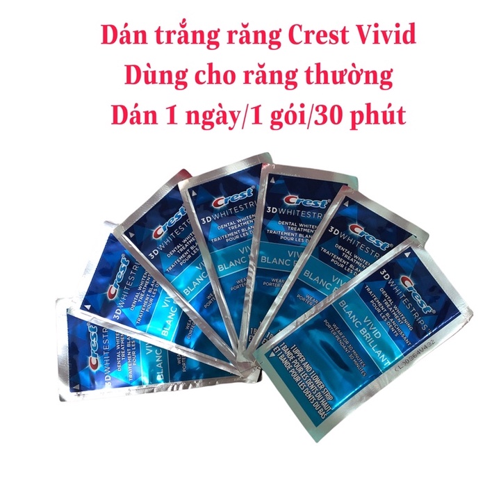 combo 10 ngày miếng dán trắng răng loại Professional Effects