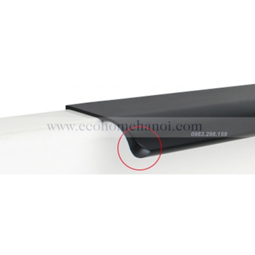Tay nắm tủ dạng kẹp mép chữ L cong viền hợp kim hàng loại 1 CH8014 kích thước 500- 1000mm