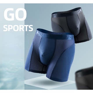 Quần lót boxer hai lớp mềm mại thoáng khí thoải mái dành cho nam 256
