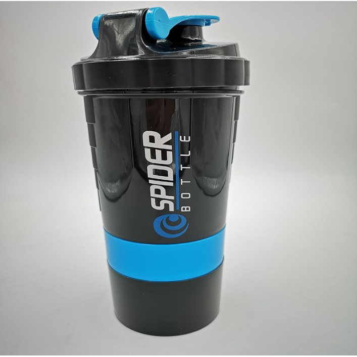 Bình Lắc Shaker Tập GYM 3 Ngăn Tiện Dụng 550 Ml