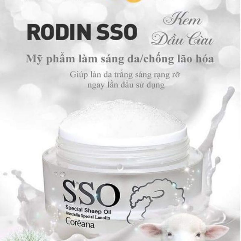 Kem dưỡng trắng chống nhăn Nhau Cừu Sao Cream Gói 1ml.