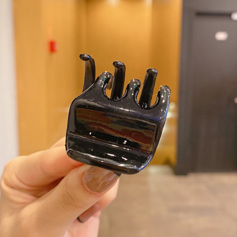 Kẹp tóc hình hàm cá mập nhỏ nhắn bằng kim loại phong cách Hàn Quốc xinh xắn dành cho nữ