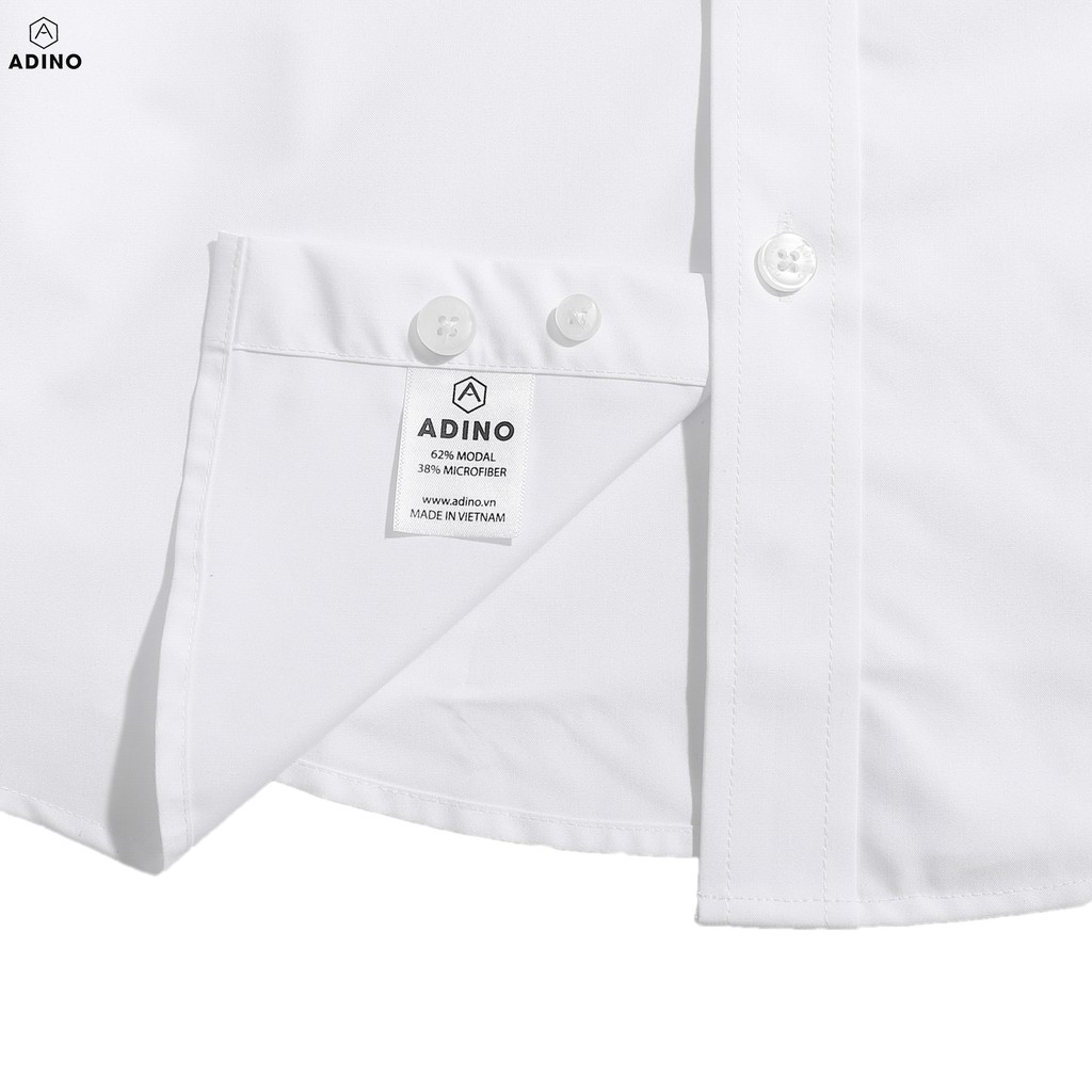 Áo sơ mi nam cộc tay ADINO (4 màu) chất liệu modal mới trẻ trung năng động 2021 | BigBuy360 - bigbuy360.vn