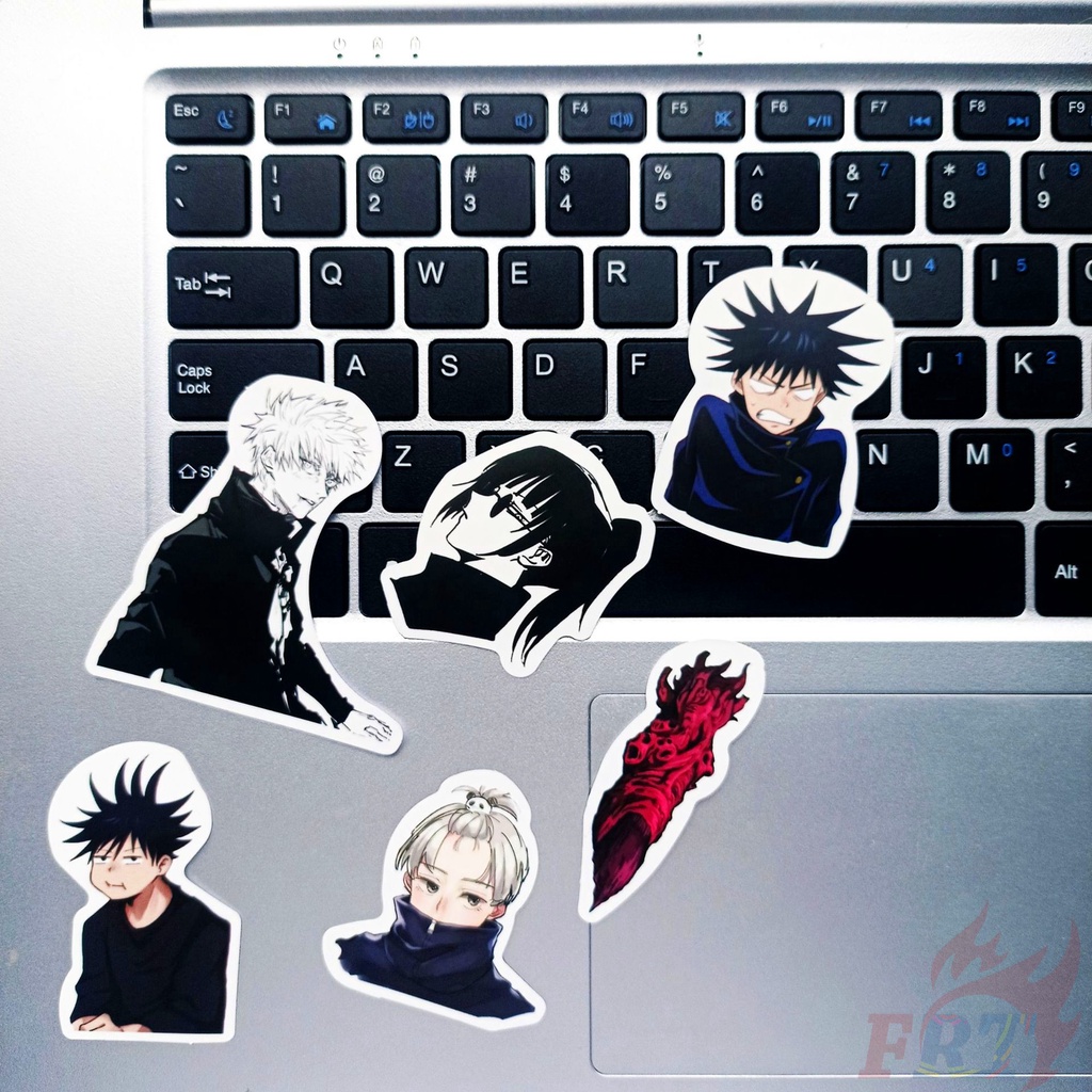 Bộ 100 Miếng Dán Chống Nước Chủ Đề Phim Anime Jujutsu Kaisen