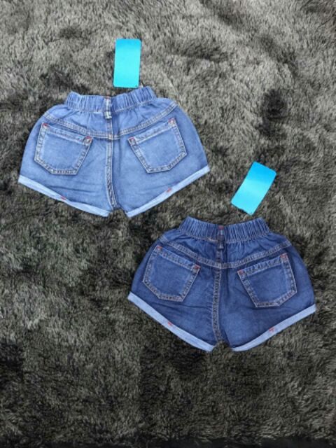 Combo 8 quần jean đùi bé gái size 1-8