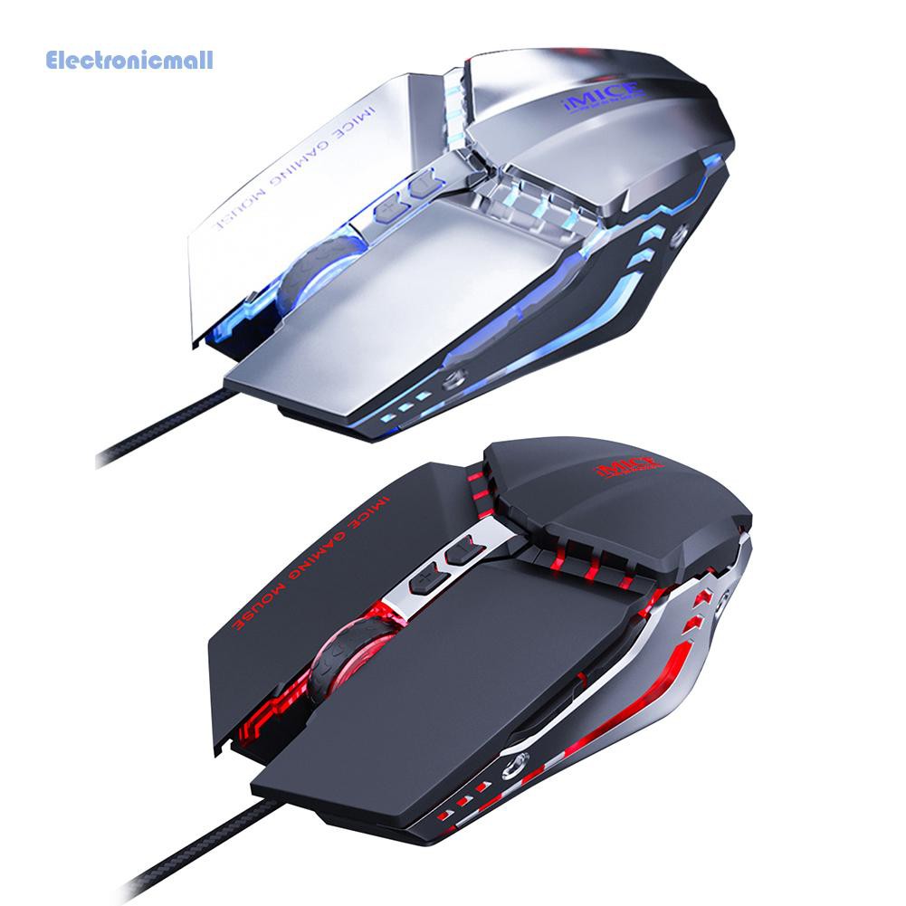 IMICE USB Wired PC Gaming Mouse 3200DPI Adjustable 7 Colors Lighting Mice꒪NICE