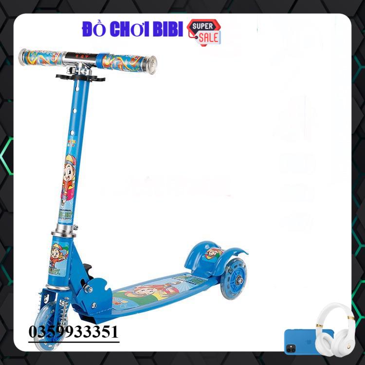 Xe trượt scooter, Xe scoter 3 Bánh Phát Sáng Thích hợp cho các bé từ 2 tuổi trở lên xe cân bằng, an toàn cho bé yêu