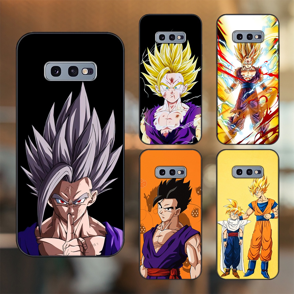 Ốp lưng Samsung S10e viền đen in hình Gohan Dragon Ball