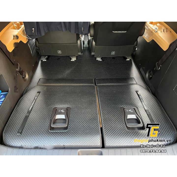 Lót cốp cao su Kata kèm lưng hàng ghế 3 dành cho xe Kia Carnival 2022